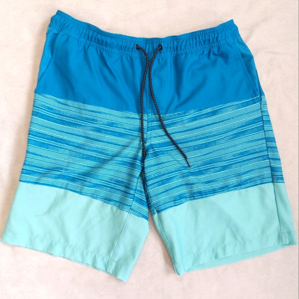 Tony Hawk Board Shorts Men's Reflex Stretch Polyester Blend Swim, 34